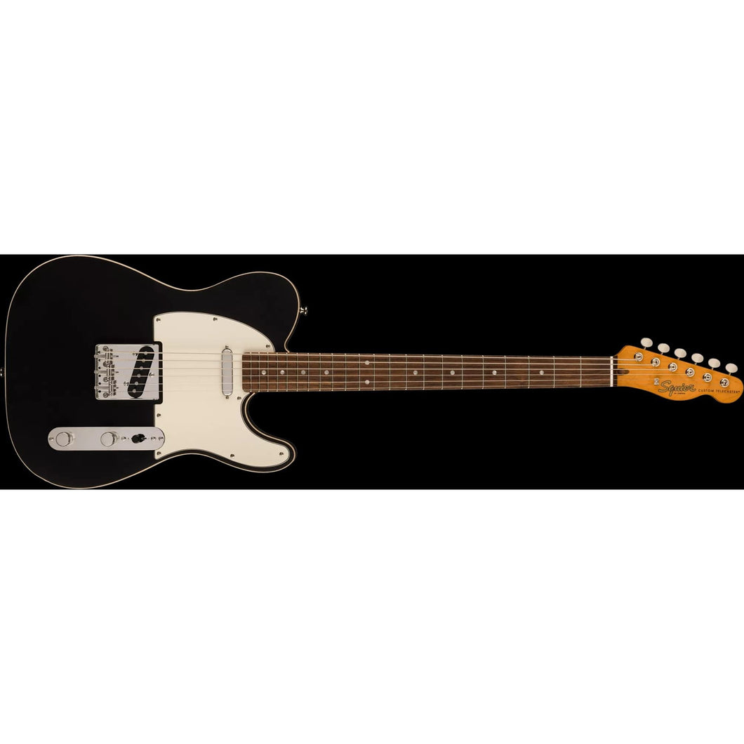 [PREORDER] Squier FSR Classic Vibe Baritone Custom Telecaster Guitar, Laurel FB, Satin Black