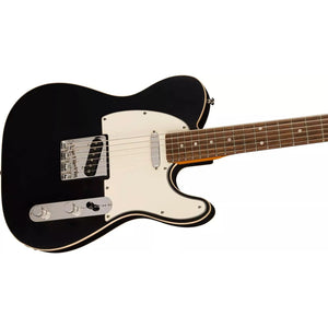 [PREORDER] Squier FSR Classic Vibe Baritone Custom Telecaster Guitar, Laurel FB, Satin Black