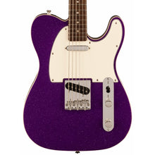 [PREORDER] Squier Classic Vibe Baritone Custom Telecaster Guitar, Indian Laurel FB, Purple Sparkle