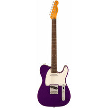 [PREORDER] Squier Classic Vibe Baritone Custom Telecaster Guitar, Indian Laurel FB, Purple Sparkle