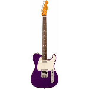 [PREORDER] Squier Classic Vibe Baritone Custom Telecaster Guitar, Indian Laurel FB, Purple Sparkle