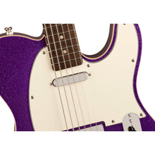 [PREORDER] Squier Classic Vibe Baritone Custom Telecaster Guitar, Indian Laurel FB, Purple Sparkle