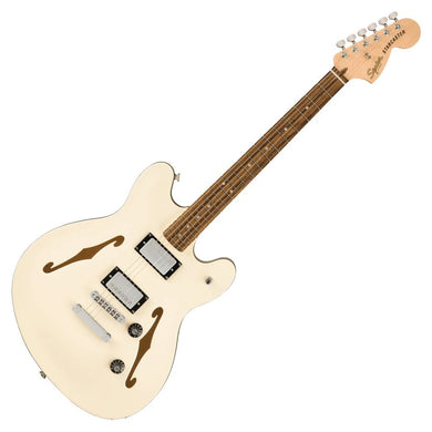 [PREORDER] Squier Affinity Series Starcaster Deluxe Electric Guitar, Laurel FB, Olympic White