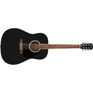 Fender FA-25 Dreadnought Acoustic Guitar, Black