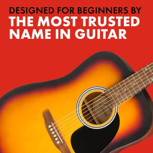 Fender FA-25 Dreadnought Acoustic Guitar, 3-Color Sunburst