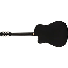 Fender FA-25CE Dreadnought Acoustic Guitar, Black