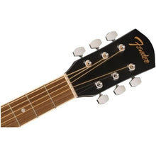 Fender FA-25CE Dreadnought Acoustic Guitar, Black
