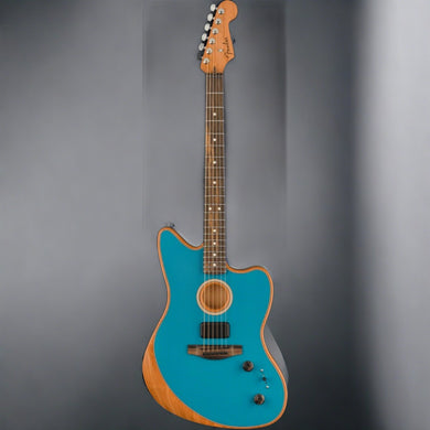 [PREORDER] Fender American Acoustasonic Jazzmaster Acoustic Guitar w/bag, Ebony FB, Ocean Turquoise