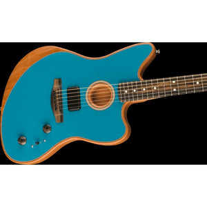 [PREORDER] Fender American Acoustasonic Jazzmaster Acoustic Guitar w/bag, Ebony FB, Ocean Turquoise