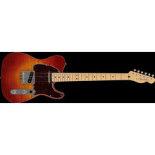 [PREORDER] Fender Japan Hybrid II Telecaster Electric Guitar, Maple FB, Flame Sunset Orange Transparent