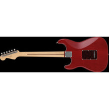 Fender Japan Hybrid II Stratocaster Electric Guitar, Maple FB, Flame Sunset Orange Transparent
