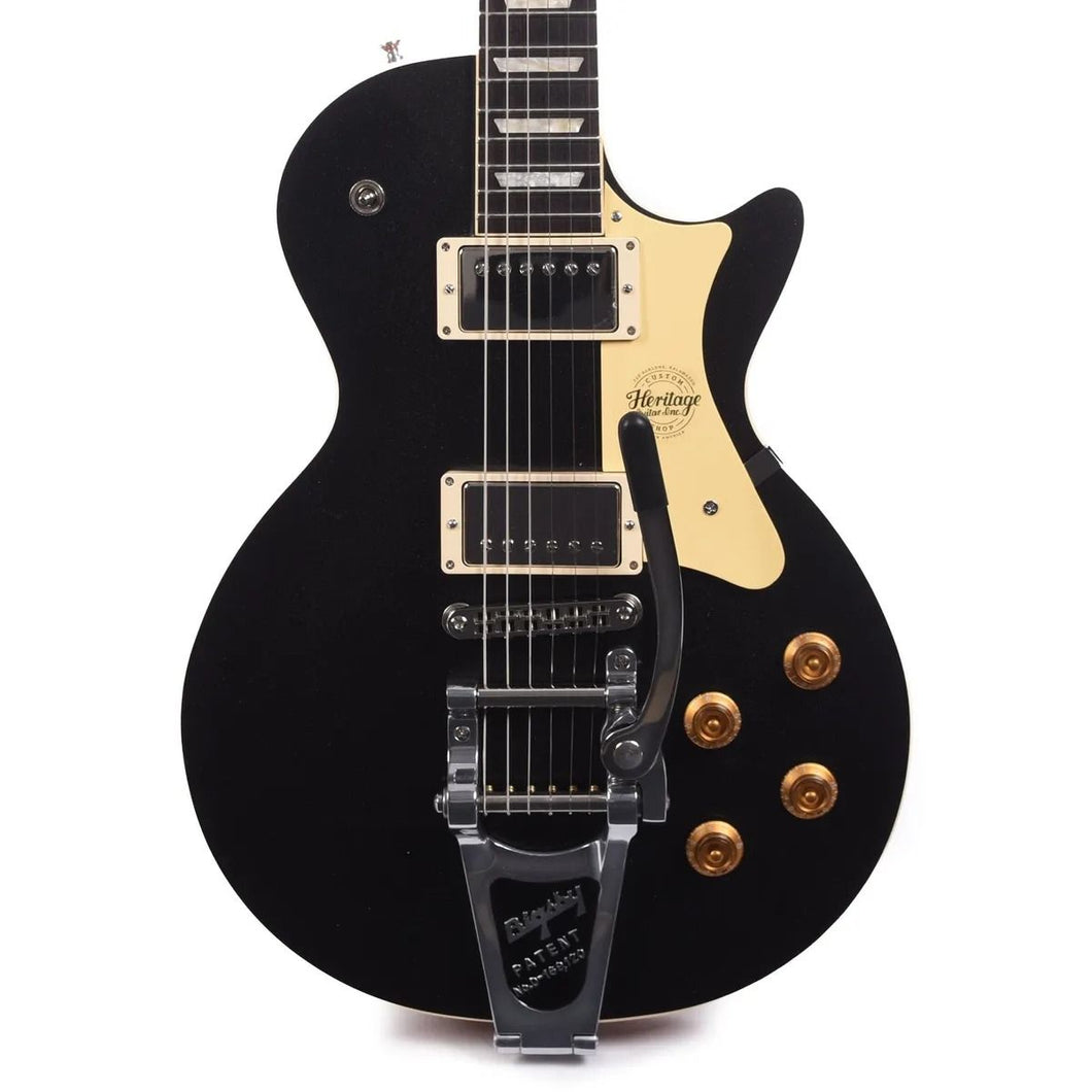 [PREORDER] Heritage Custom Shop H-150 Electric Guitar w/Case, Space Black, Bigsby