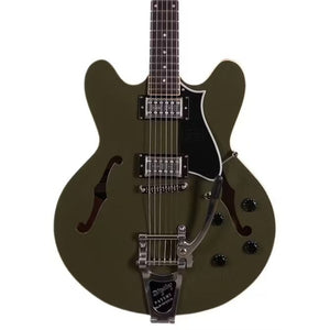 [PREORDER] Heritage Standard Collection H-535 Electric Guitar w/Case, Olive Drab, Bigsby