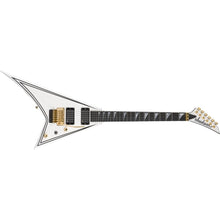 [PREORDER] Jackson MJ Series Rhoads RR24 MG Electric Guitar, Ebony FB, White/Black Pinstripes