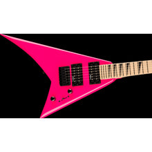 Jackson JS Series Rhoads Minion JS1X Electric Guitar, Maple FB, Neon Pink