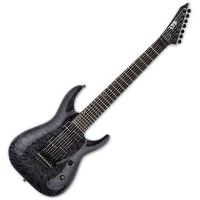 ESP LTD BUZ-7 QM Buz McGrath Signature Guitar - See Thru Black