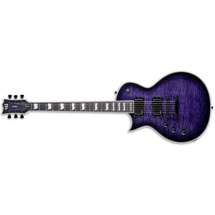 ESP LTD EC-1000 Left-handed Electric Guitar - See Thru Purple Sunburst