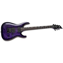 ESP LTD H-1000 EverTune Solidbody Electric Guitar - See-Thru Purple Sunburst