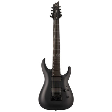 ESP LTD Deluxe H-1008 Baritone EverTune Electric Guitar - Black Satin