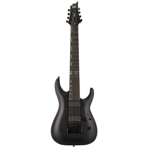 ESP LTD Deluxe H-1008 Baritone EverTune Electric Guitar - Black Satin