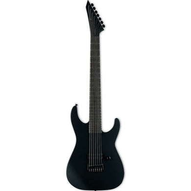 ESP LTD M-7BHT Baritone Black Metal - Black Satin