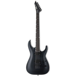 ESP LTD MH-1000 Baritone Electric Guitar - Black Satin