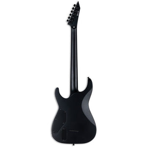 ESP LTD MH-1000 Baritone Electric Guitar - Black Satin