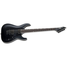 ESP LTD MH-1000 Baritone Electric Guitar - Black Satin