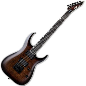 ESP LTD Deluxe MH-1000 EverTune Electric Guitar - Dark Brown Sunburst