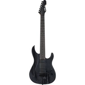 ESP LTD SN-1007 HT Baritone Left-Handed Electric Guitar - Black Blast