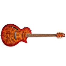 ESP LTD TL-6QM Acoustic-Electric Guitar - Tiger Eye Burst