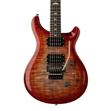 [PREORDER] PRS SE Custom 24 Floyd Electric Guitar, Ebony FB, Charcoal Cherry Burst