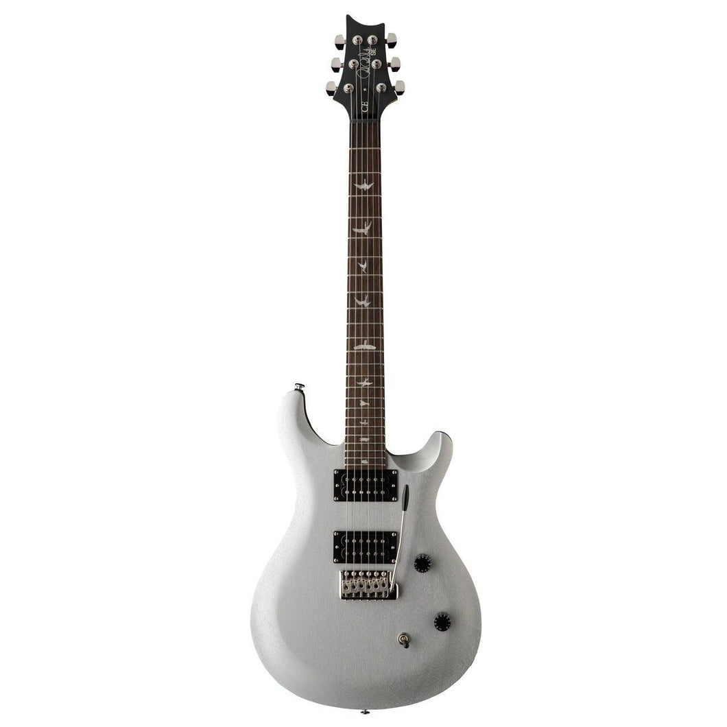 PRS SE CE24 Standard Satin Electric Guitar w/Bag, Metallic Silver