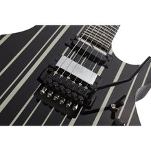 Schecter Synyster Gates Custom-S Sustainiac & Floyd Rose - Gloss Black with Silver Pin Stripes [MIK]