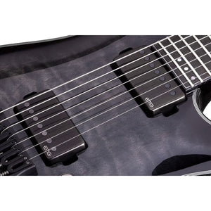 Schecter Hellraiser Hybrid C-7 Electric Guitar - Trans Black Burst