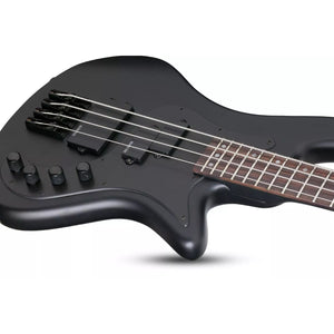 Schecter Stiletto Stealth 4 Bass Guitar - Satin Black