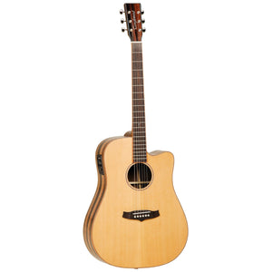 Tanglewood TJ5 CE Java Series Dreadnought Cutaway Acoustic-Electric Guitar with Solid Cedar Top