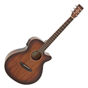 Tanglewood TW1 E KOA Winterleaf Travel Folk Size Acoustic-Electric Guitar