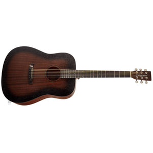 Tanglewood TWCR DE Crossroads Dreadnought Best Beginner Acoustic Guitar for Starters, Whiskey Burst