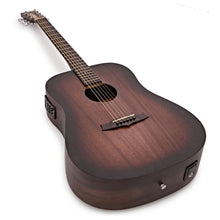 Tanglewood TWCR DE Crossroads Dreadnought Best Beginner Acoustic Guitar for Starters, Whiskey Burst