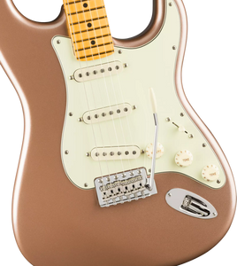 [PREORDER] Fender American Professional Classic Stratocaster Electric Guitar, Maple FB, Faded Firemist Gold