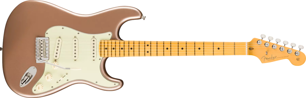 [PREORDER] Fender American Professional Classic Stratocaster Electric Guitar, Maple FB, Faded Firemist Gold