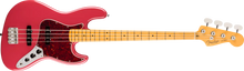 [PREORDER] Fender American Professional Classic Jazz Bass Electric Guitar, Maple FB, Faded Dakota Red