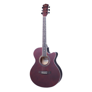Cate QM-602 Coffee Finish Acoustic Guitar