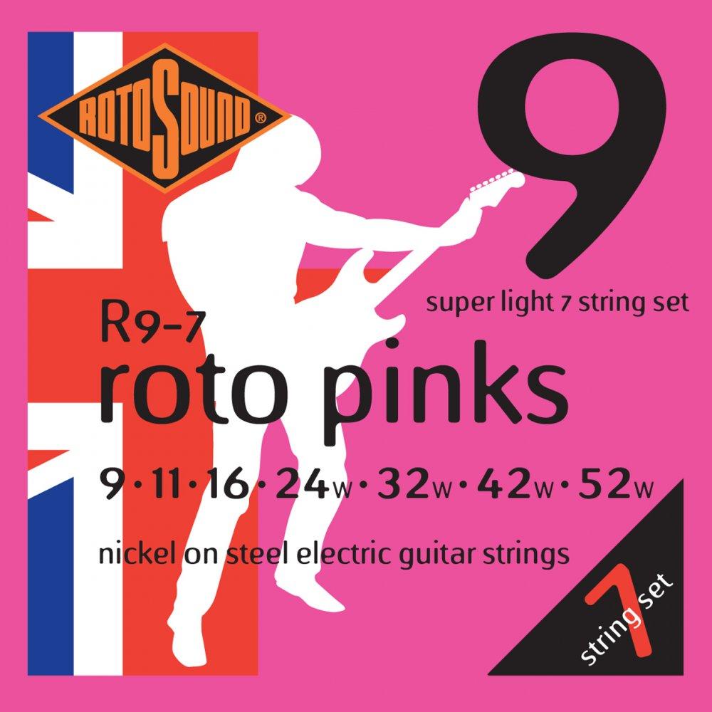 RotoSound R9/7 7-Str Ele Str 9-52 Strings