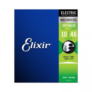 Elixir 19052 Optiweb Light Electric Guitar Strings 10-46