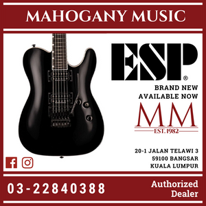 ESP LTD Eclipse '87 FR Black Electric Guitar