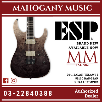 ESP E-II M-II NT Black Natural Fade