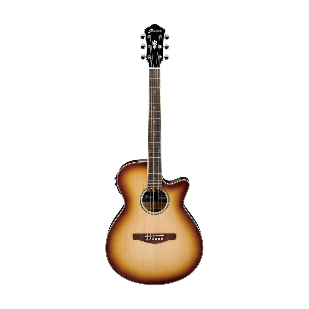 Ibanez AEWC11-NNB Acoustic Guitar, Natural Browned Burst High Gloss