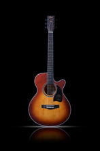 Cate 40" QM704C Cutaway Retro Finish Acoustic Guitar